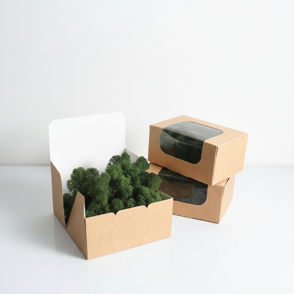 Stabilizovaný islandský mech – tm. zelený